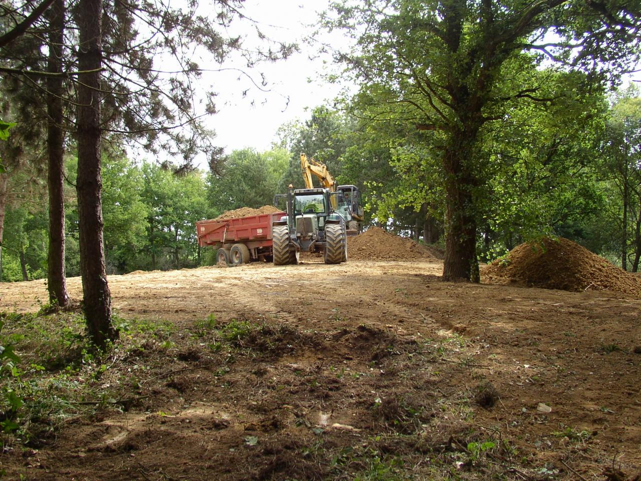 TRAVAUX ETANG DE CHAVAGNE