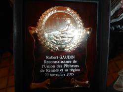 Médaille de Robert Gaudin Union des Pêcheurs